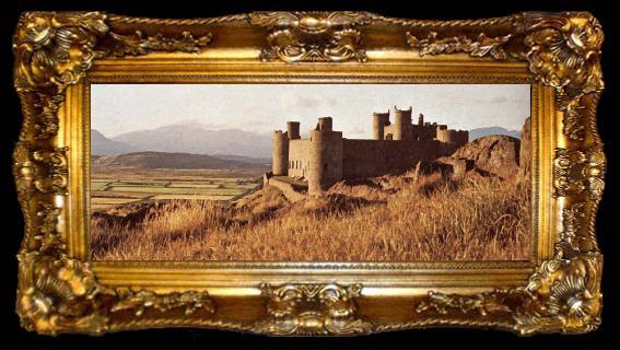 framed  unknow artist Harlech Castle, ta009-2